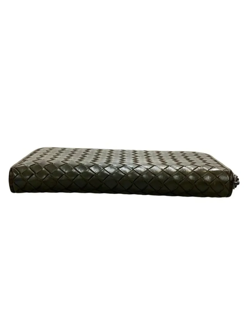 Bottega Veneta Zip Around Wallet Intrecciato